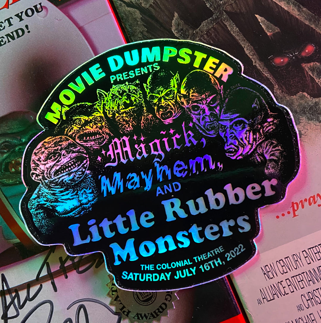 Magic, Mayhem, & Little Rubber Monsters Event Sticker