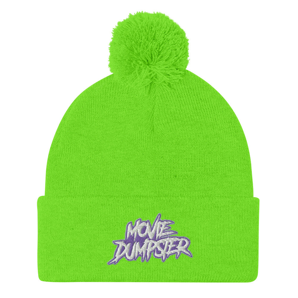 Movie Dumpster Pom-Pom Knit Cap