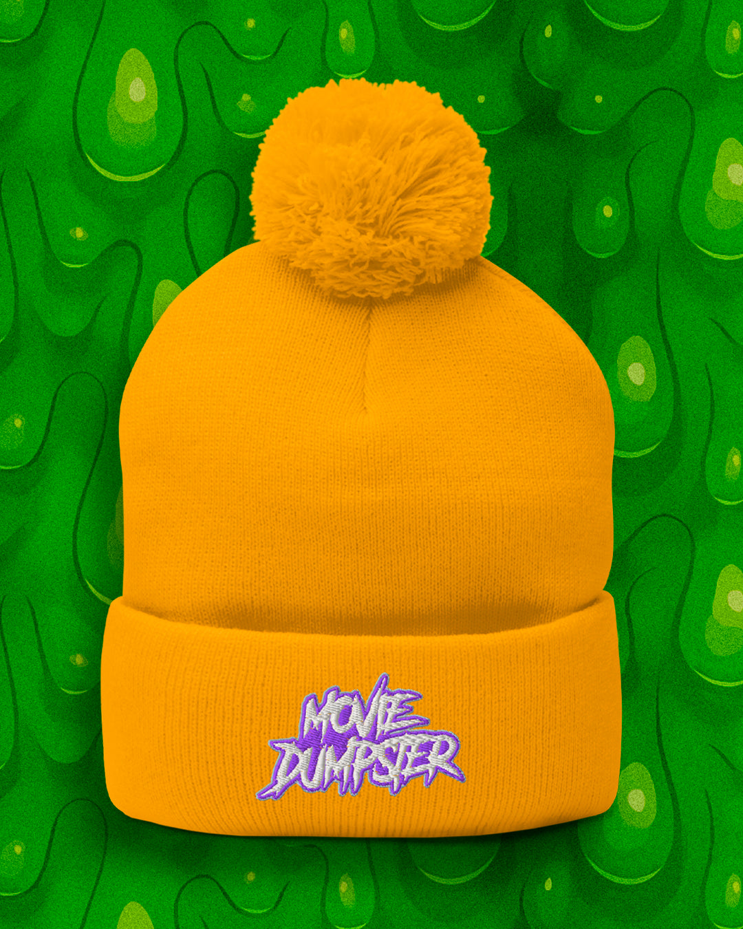 Movie Dumpster Pom-Pom Knit Cap